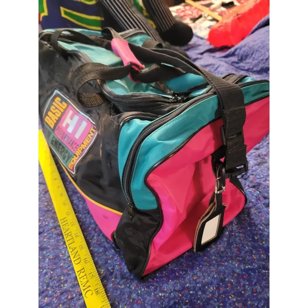 Basic New Energy Hi Performance Equipment Retro Neon Duffle Bag